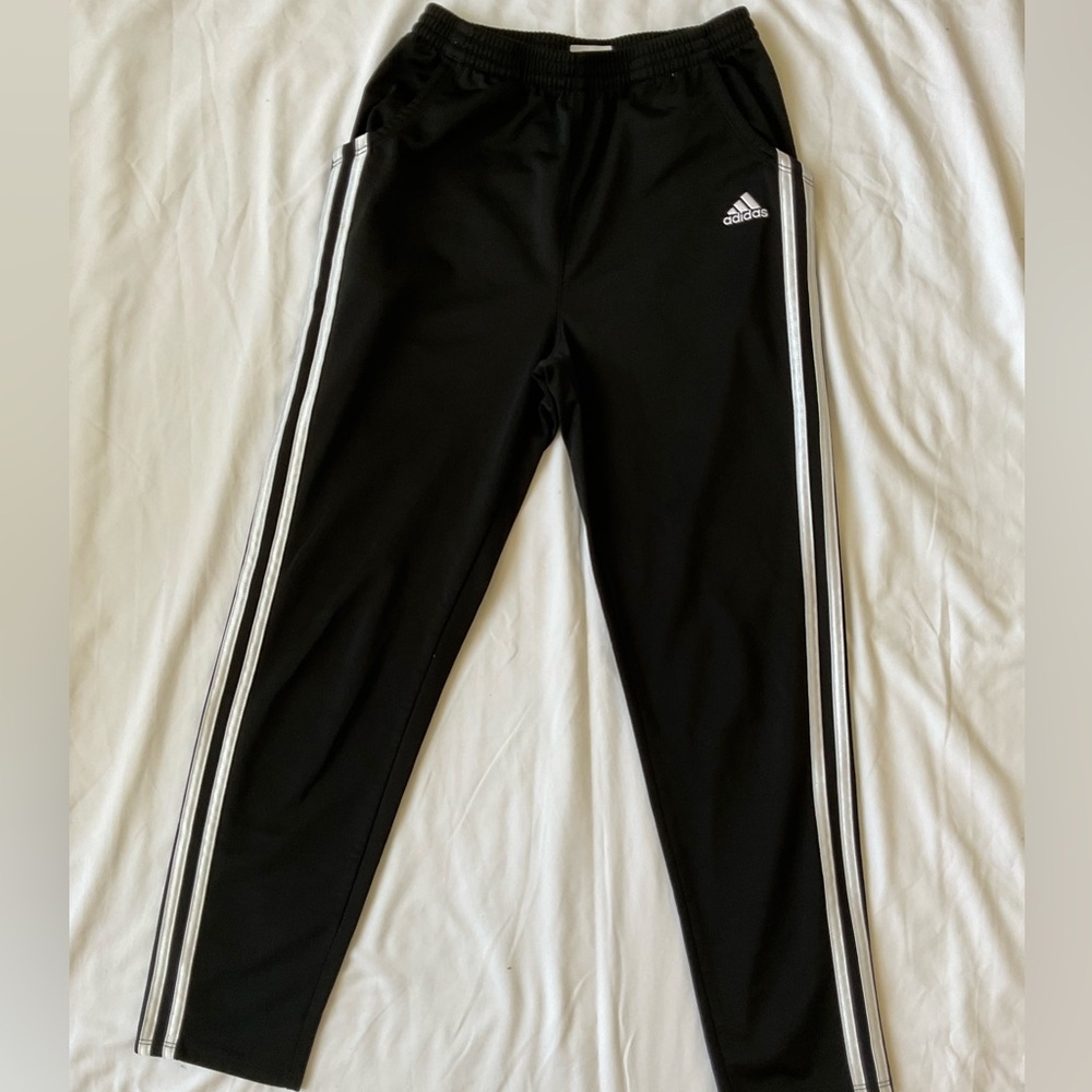 Adidas Kids Black Track Pants